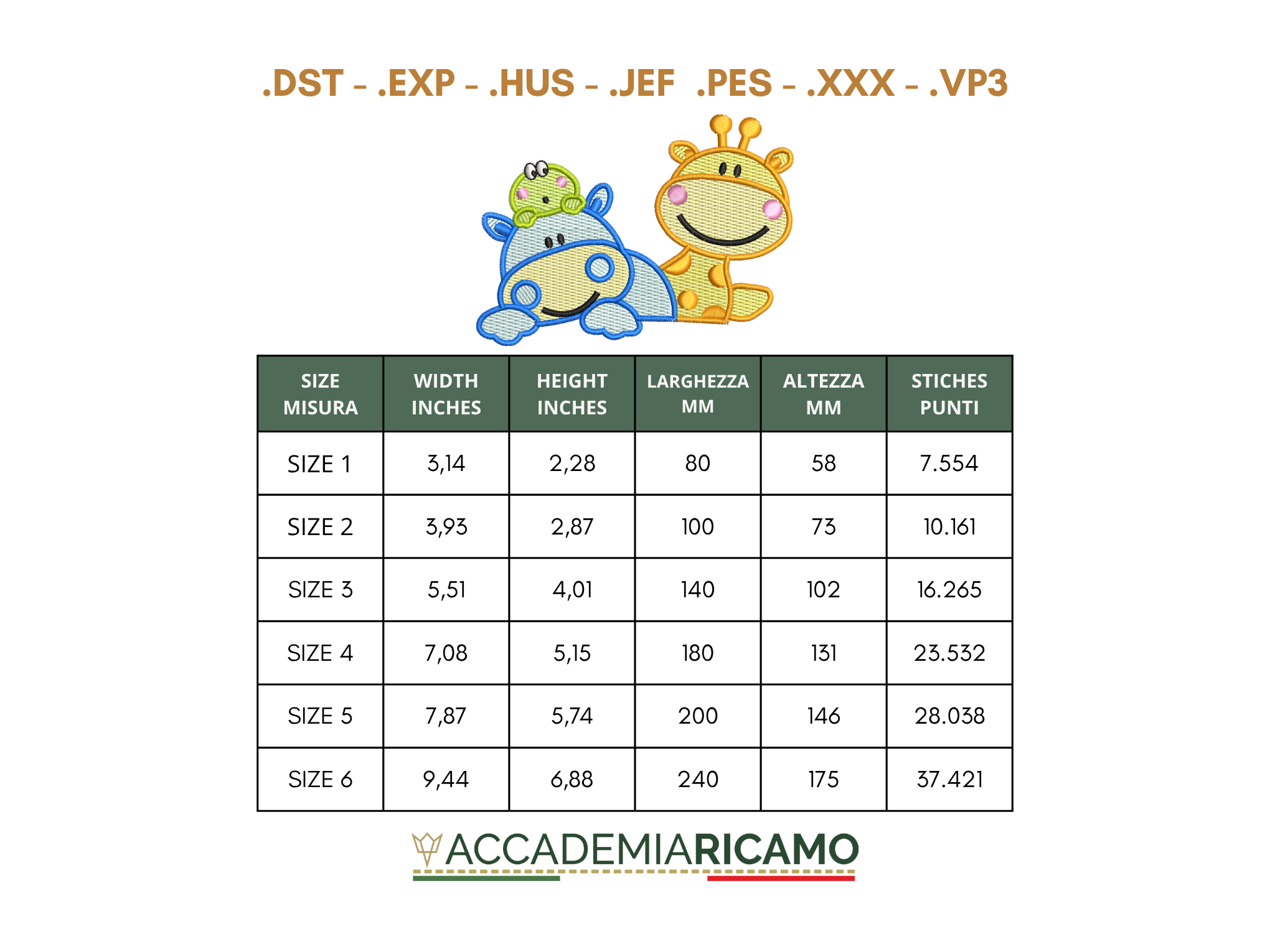 File da Ricamo Digitale – Animali Baby - immagine 2
