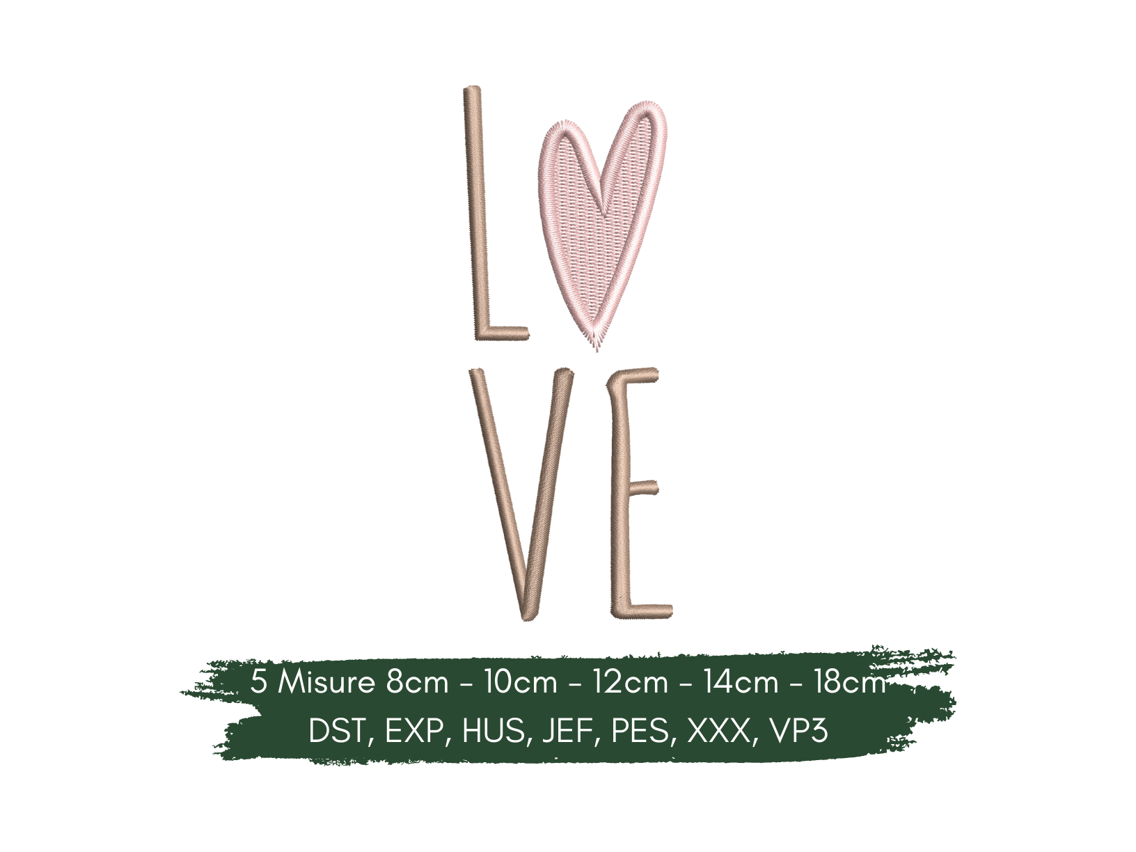 File da Ricamo Digitale – Love